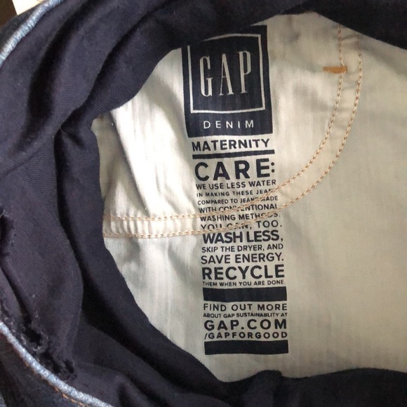 NEW Gap Maternity “Favorite Jegging” Blue Denim Stretchy Full Panel 29/8 S Jeans - Picture 14 of 16